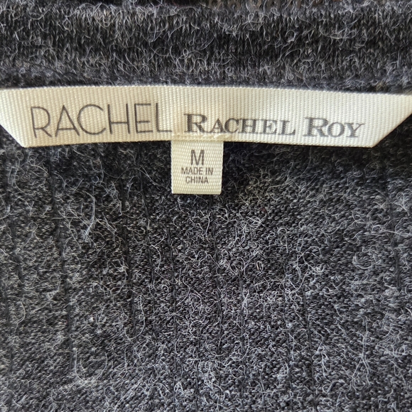 RACHEL Rachel Roy Charcoal Sequin Sweater - Picture 5 of 5
